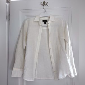 J Crew perfect fit linen button down